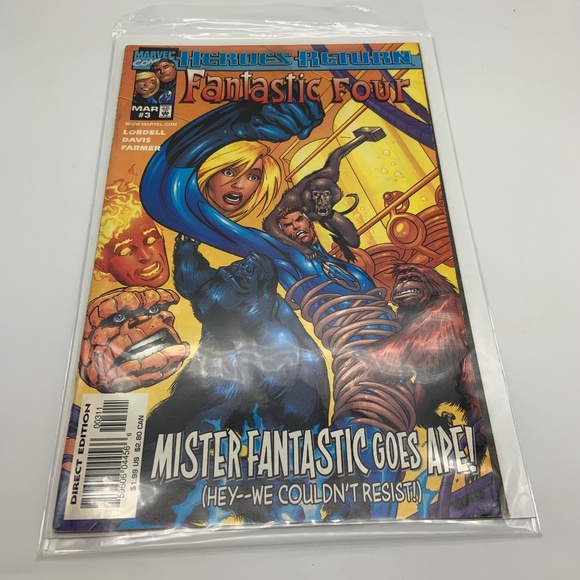 Vintage Marvel Comics Fantastic Four 3,6,36,& 393 Bagged - Set of 4! - Picture 4 of 13